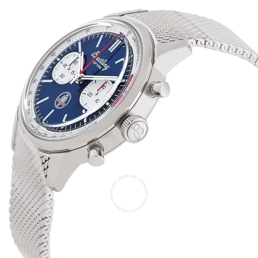 Breitling Top Time B01 Shelby Cobra Chronograph Automatic Blue Dial Men's Watch AB01763A1C1A1 - 2