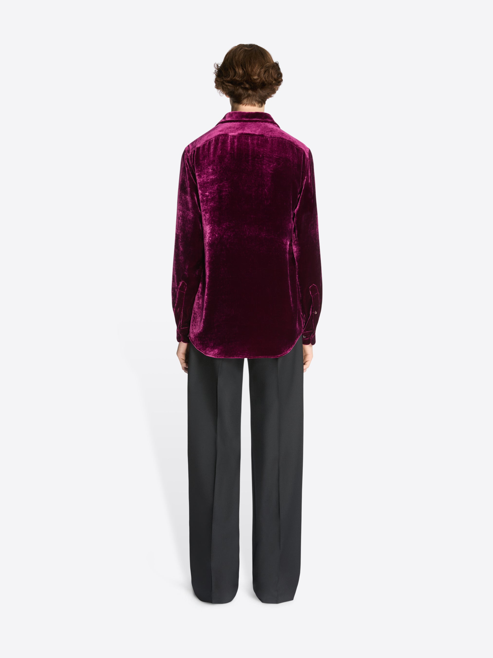 SILK VELVET SHIRT - 4