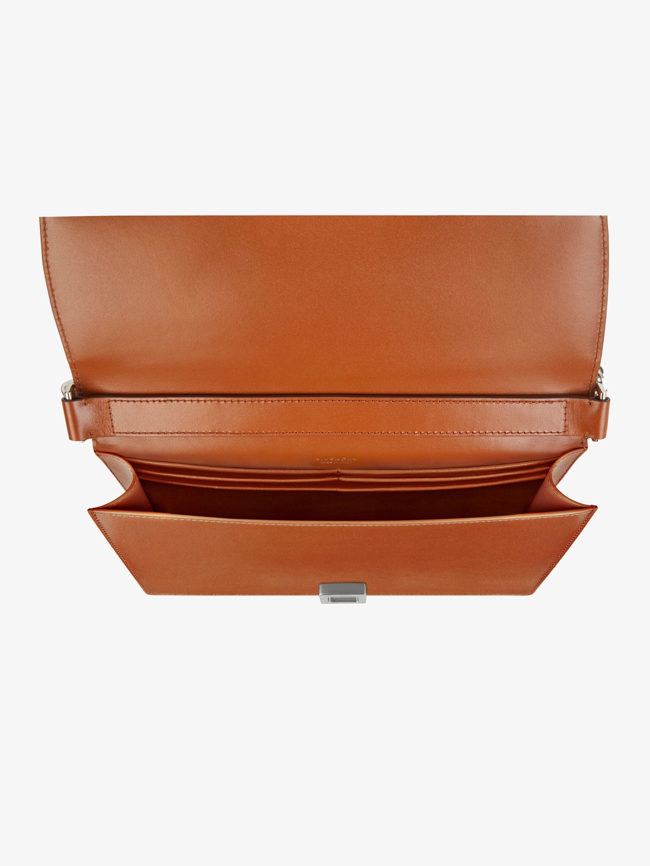 SMALL 4G BAG IN BOX LEATHER WITH CHAIN - 4