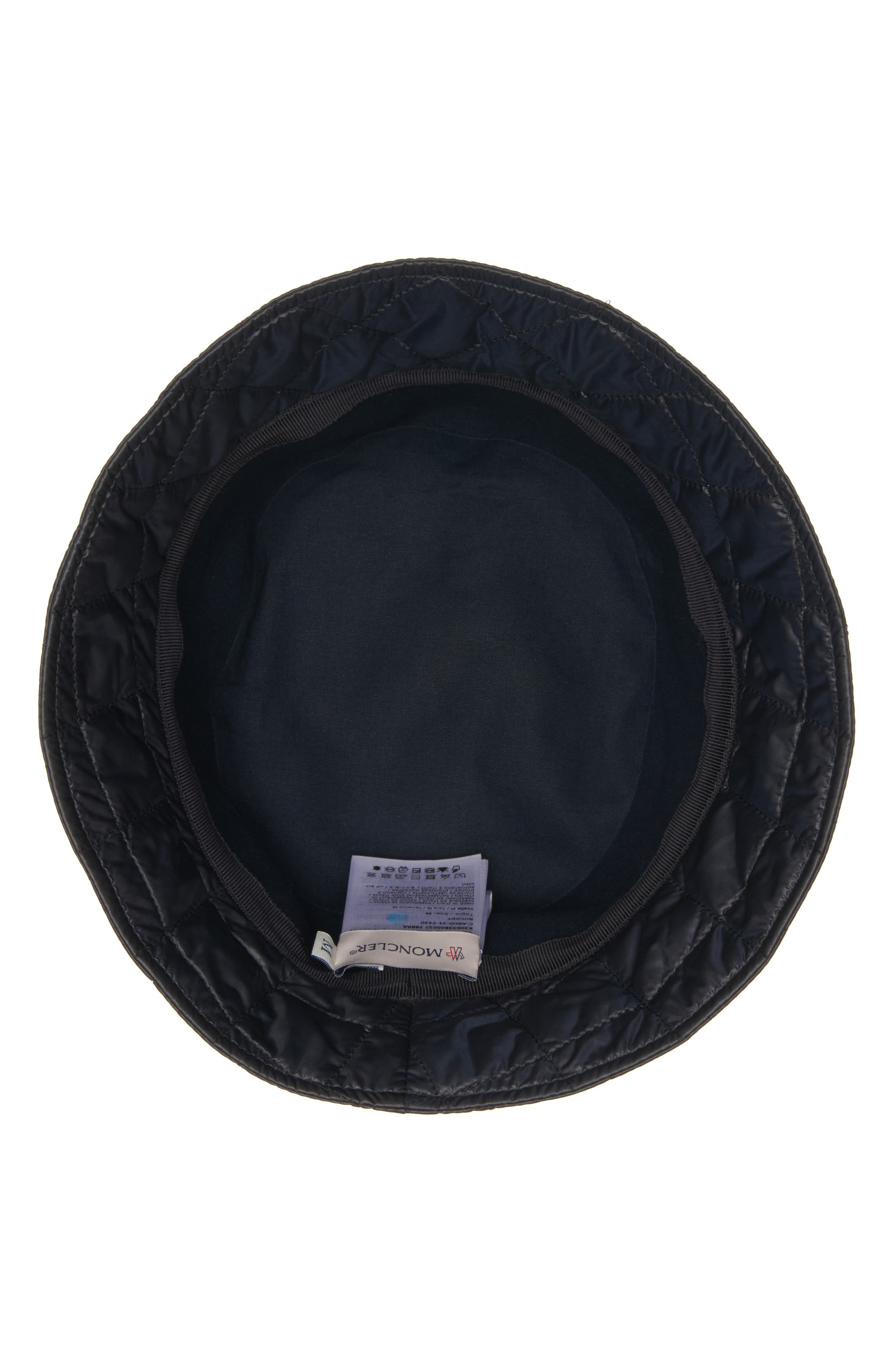 Moncler Diamond Quilted Nylon Bucket Hat in Dark Navy Blue at Nordstrom - 5