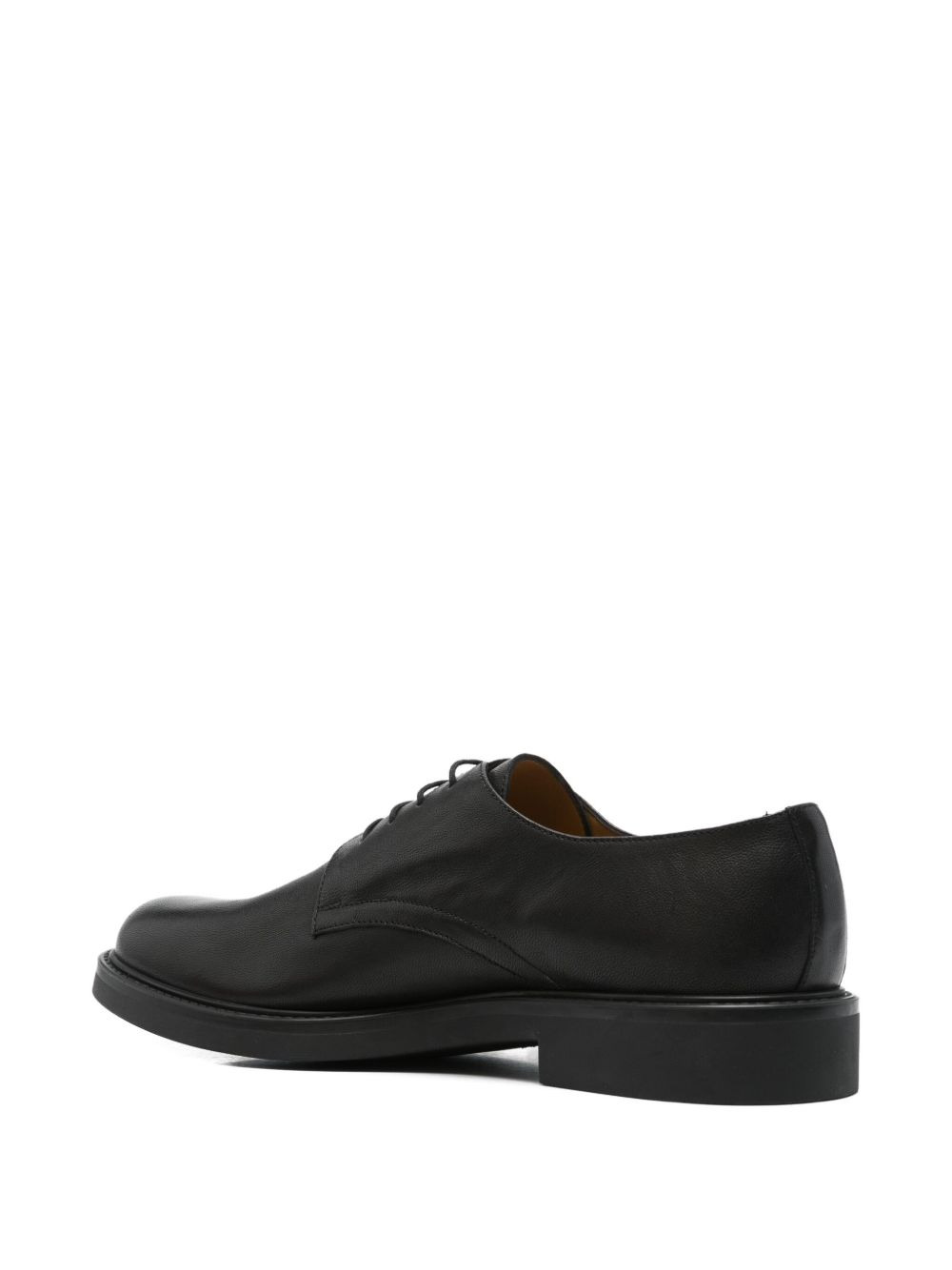 leather lace-up derby shoes - 3