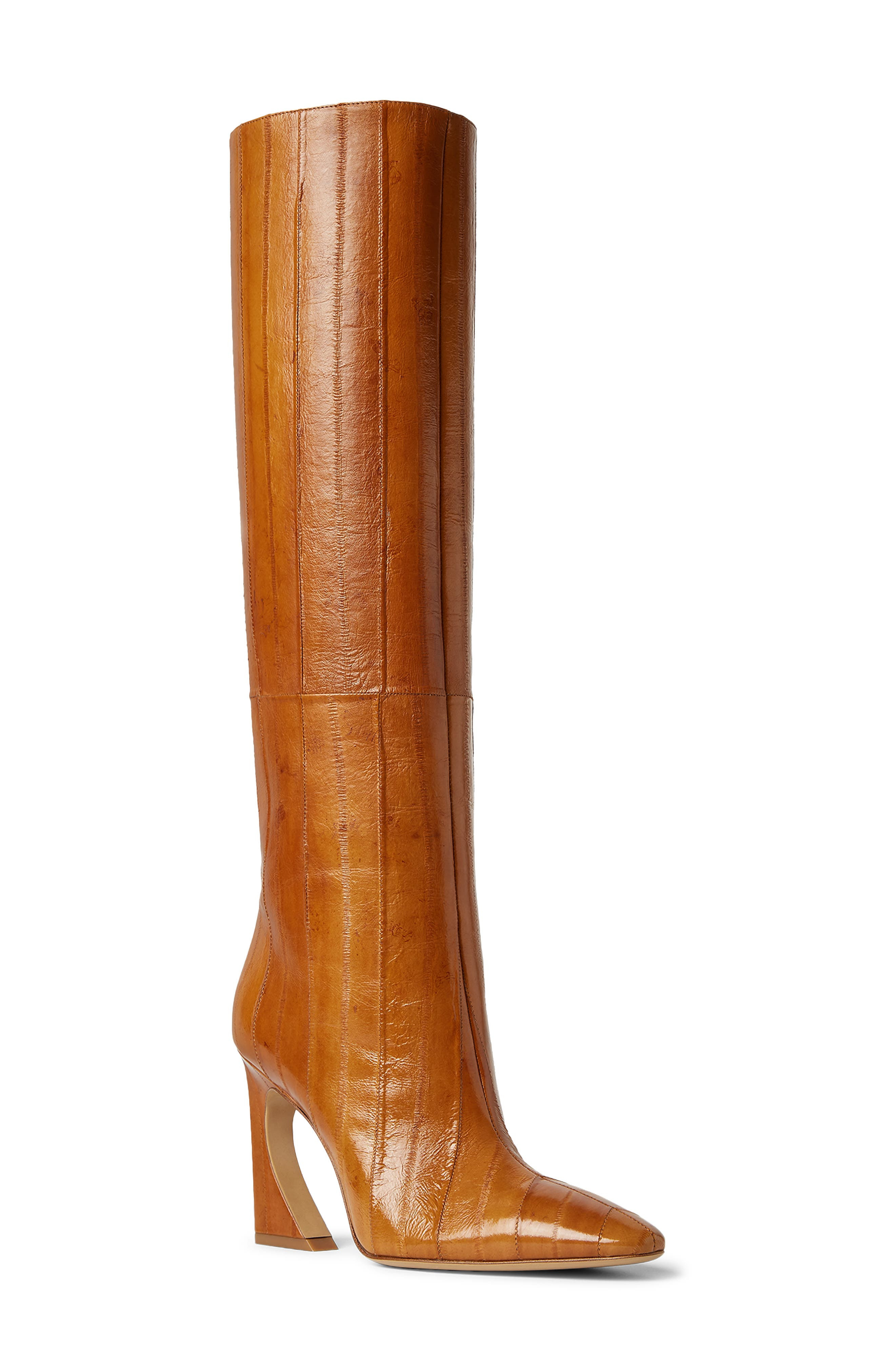 Fendi Arco Knee High Boot in Dark Beige at Nordstrom - 1