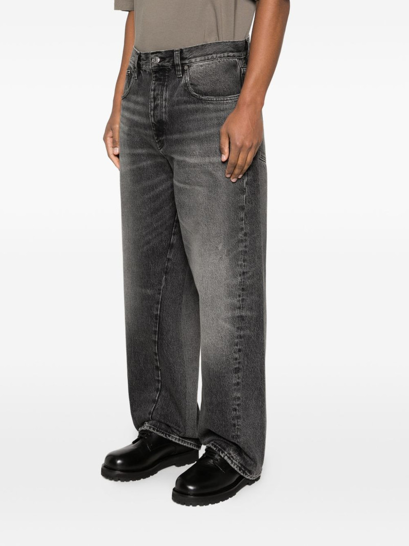 Wide Twist faded denim jeans 3
