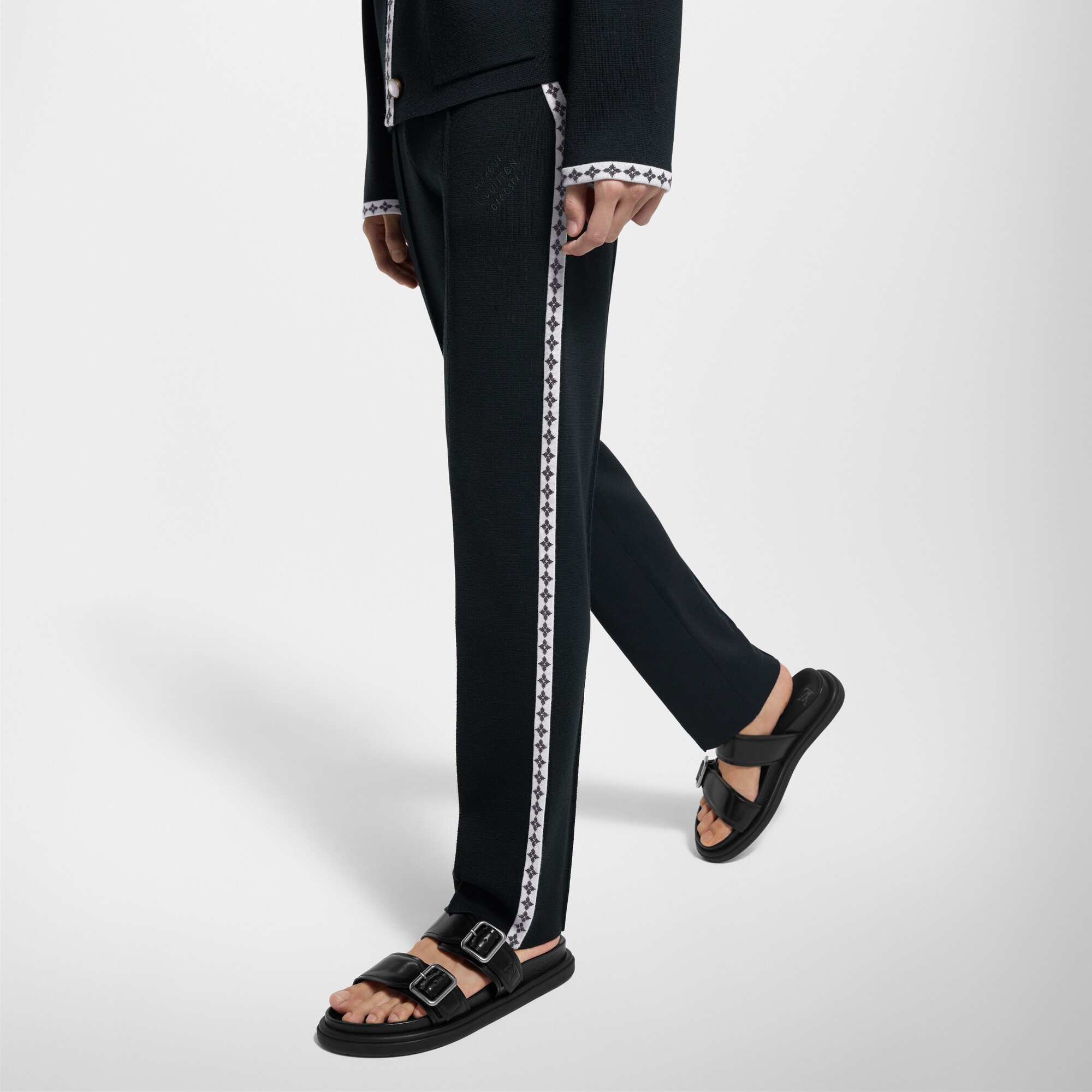 Preppy Knitted Wool Trousers - 2