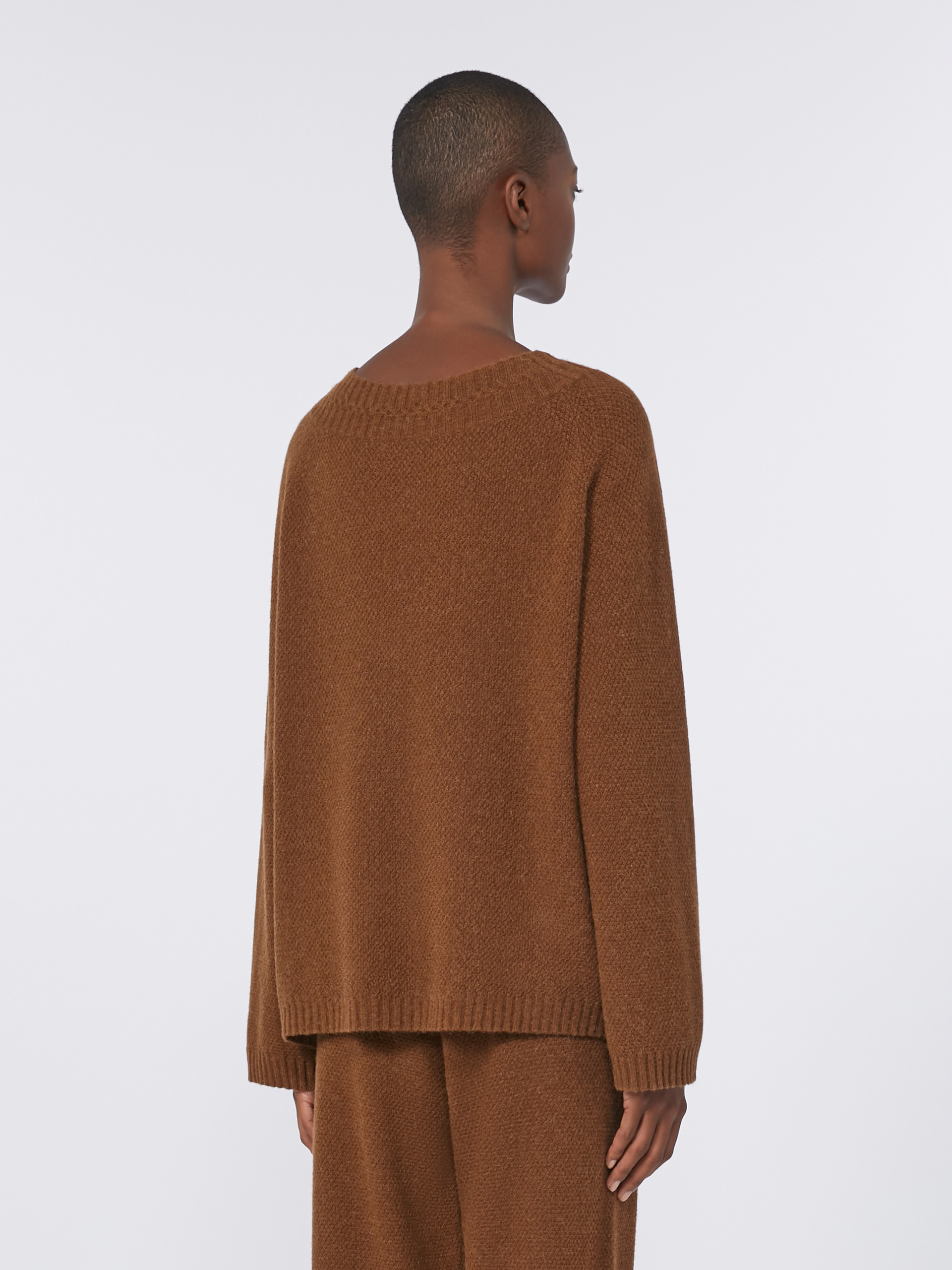 LASER Camel yarn sweater - 4