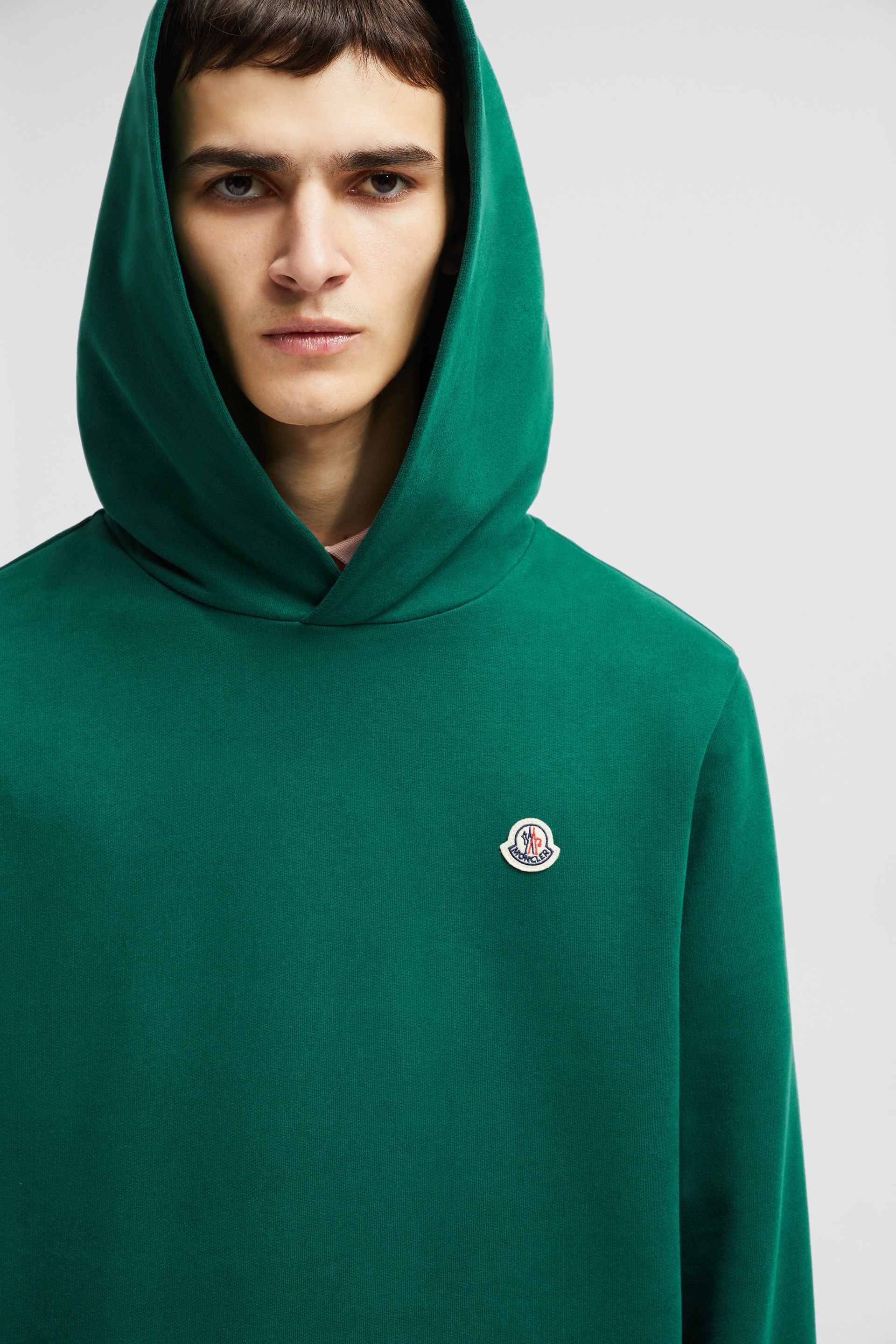 Logo Patch Cotton Hoodie - 6