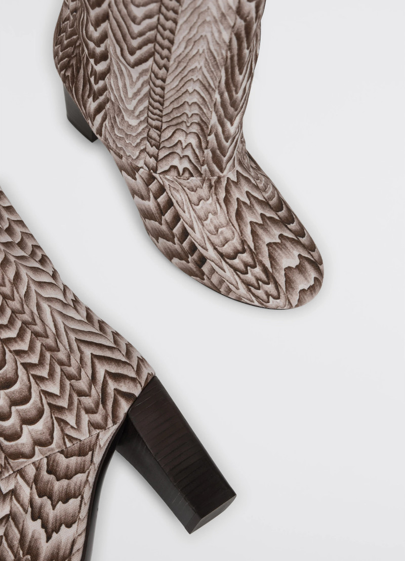 Lemaire ROUND TOE HIGH BOOTS WITH 90MM HEEL outlook