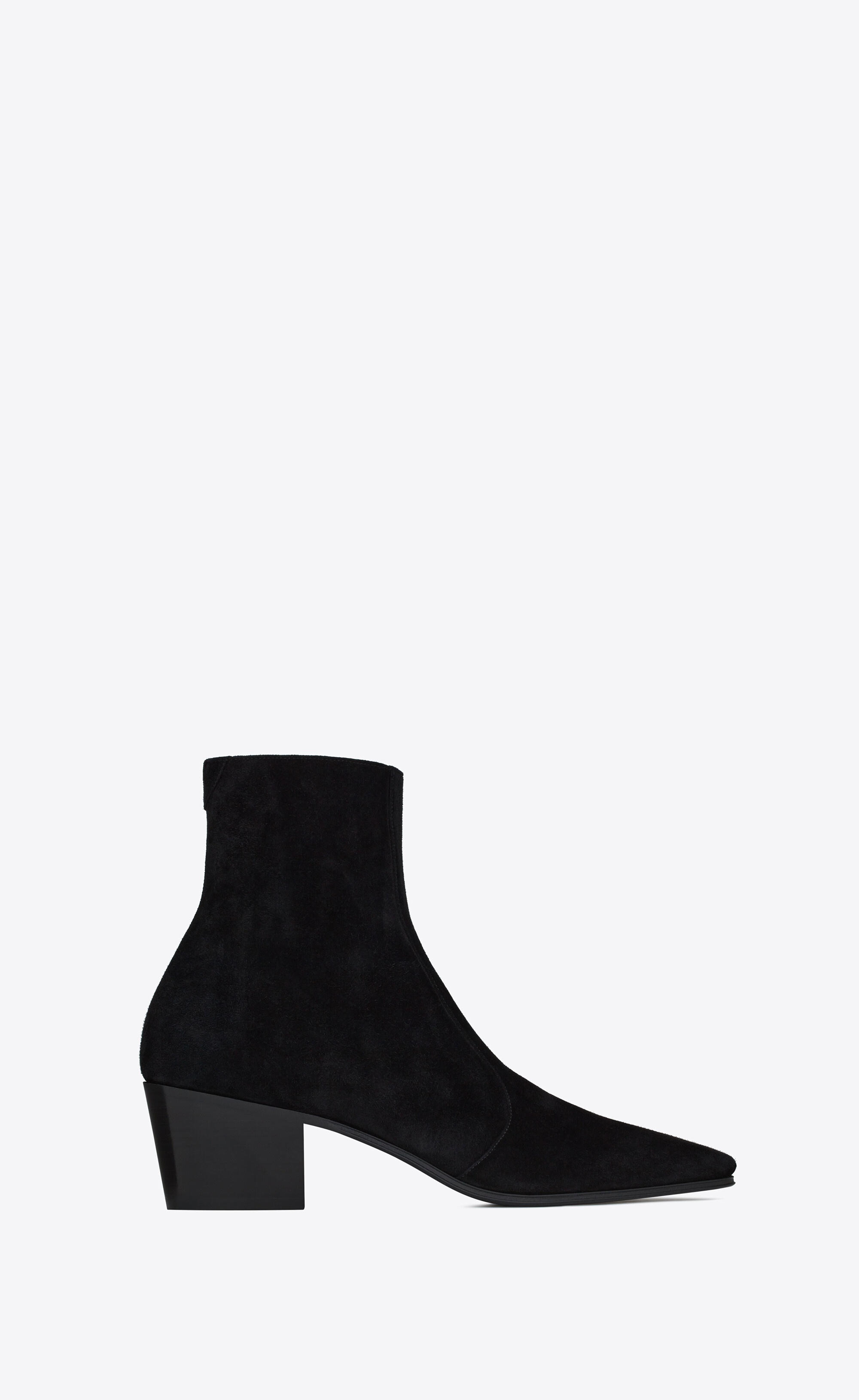 vassili zipped booties in suede - 1
