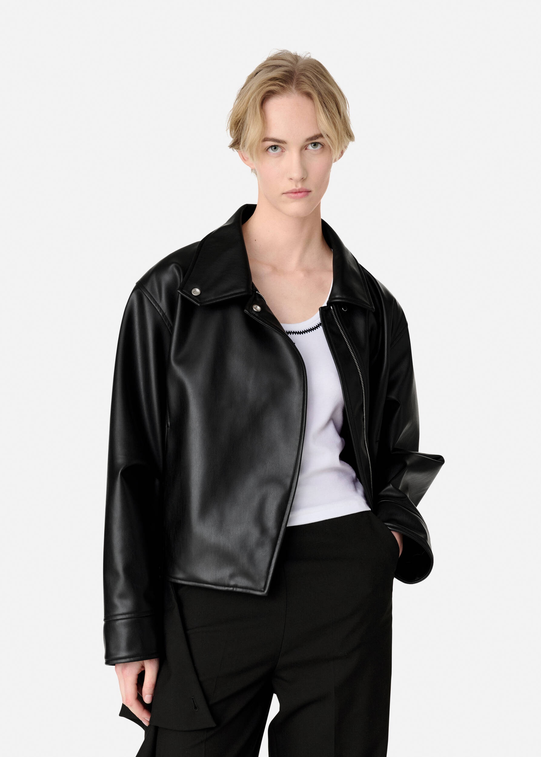 Roda Faux Leather Jacket - 2
