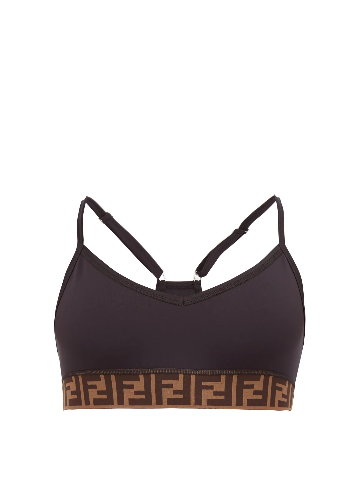 FF-jacquard low-impact sports bra - 1