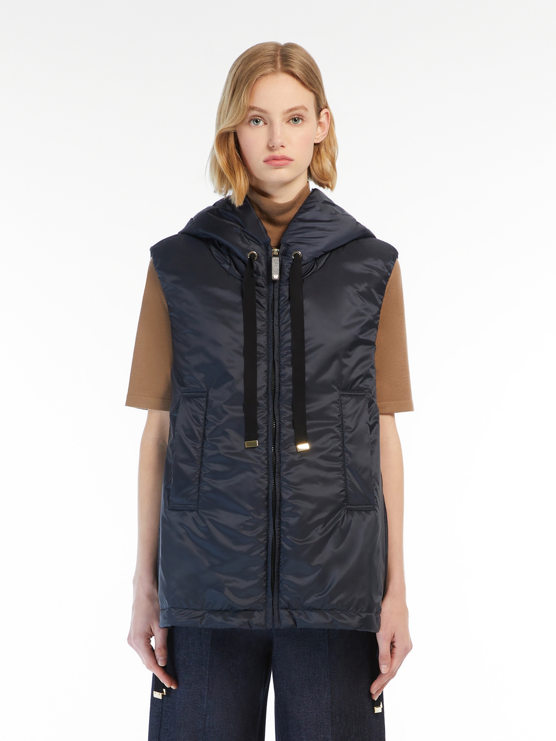 GREENGO Water-repellent technical canvas gilet - 3