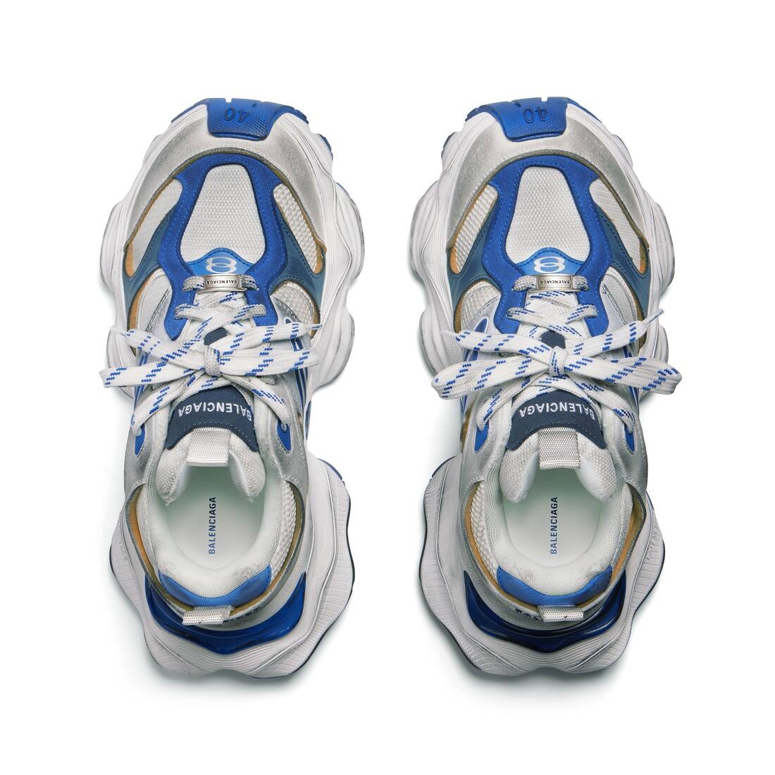 Men's Cargo Sneaker  in Grey/white/blue - 6