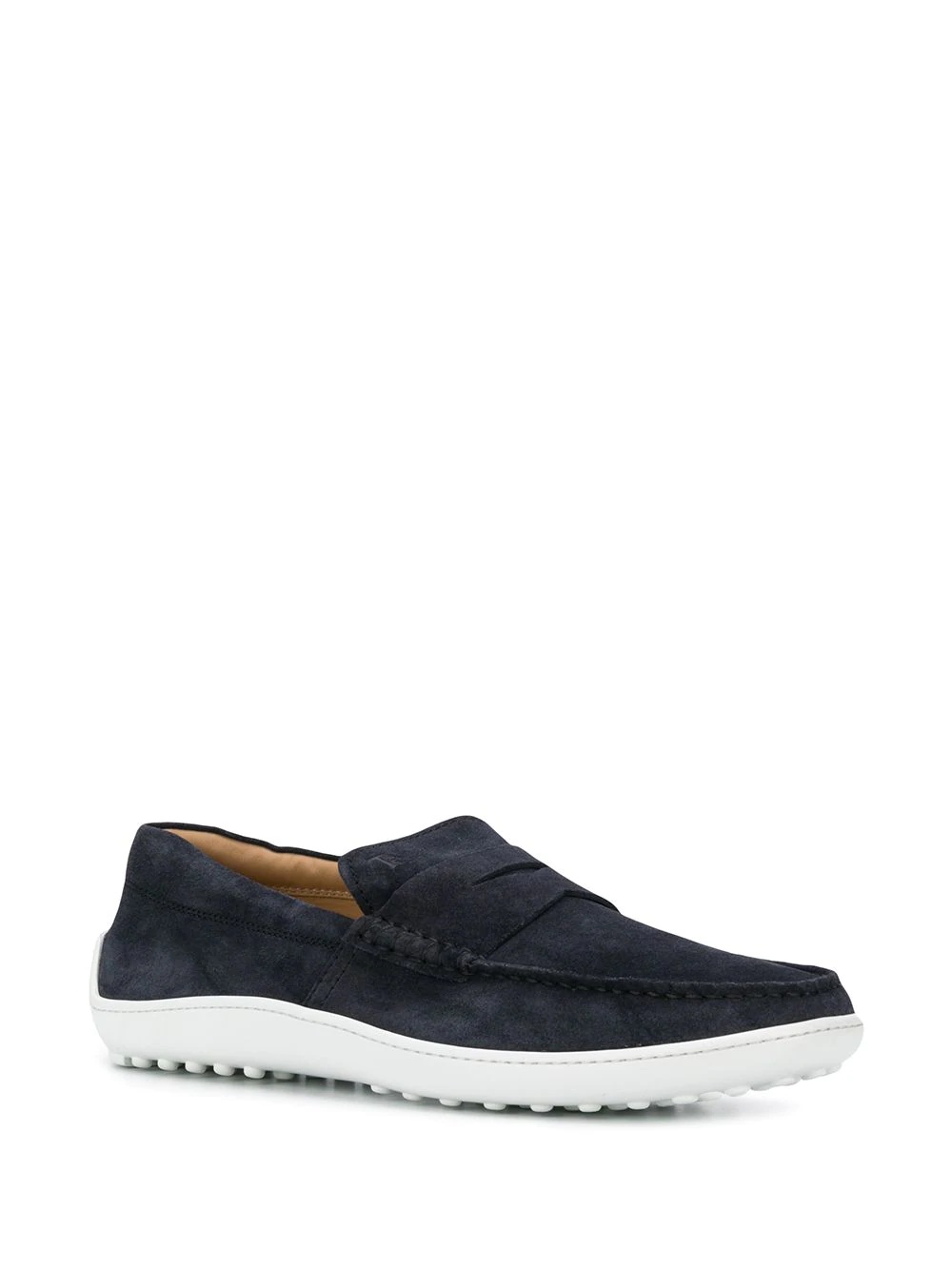 contrast sole loafers - 2