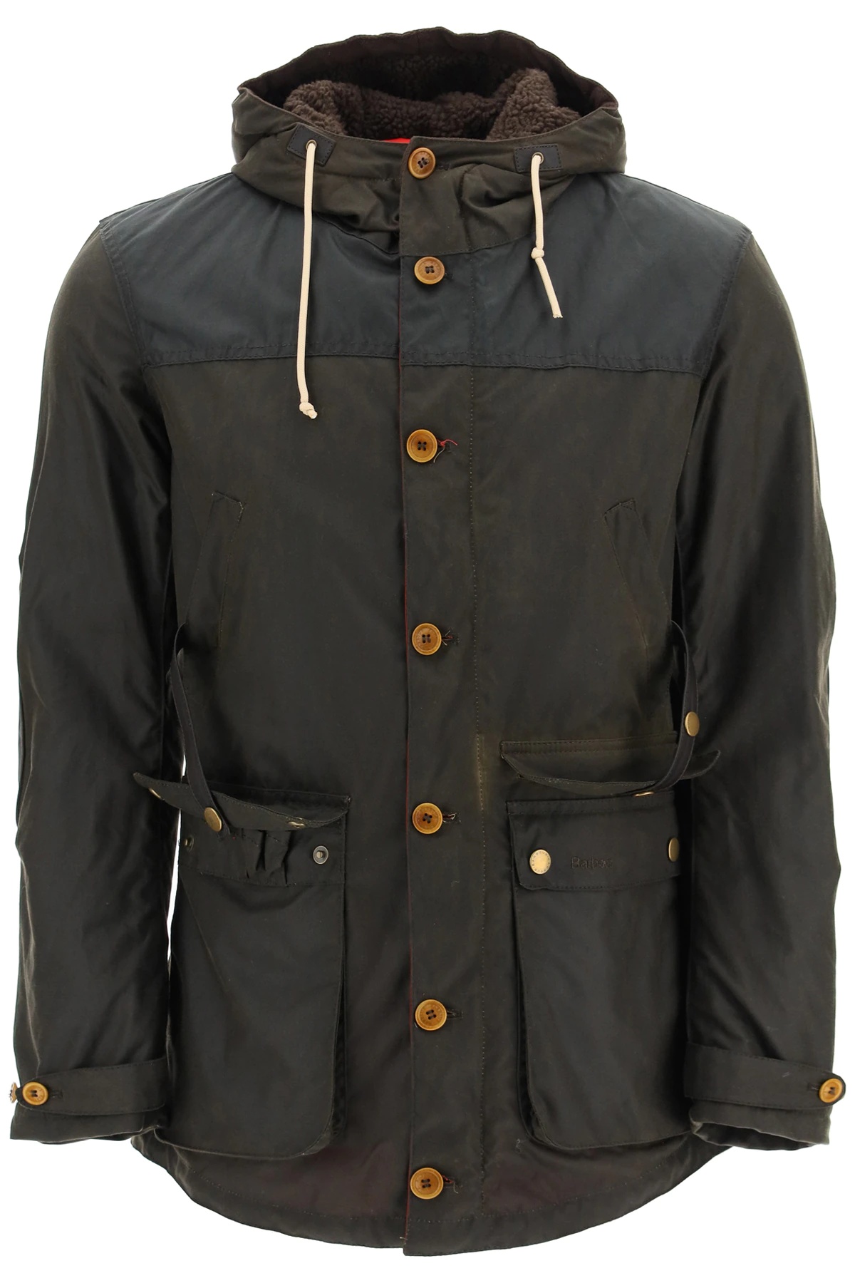 GAME PARKA IN WAXED COTTON - 1