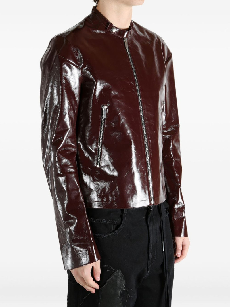 SAPIO N 6 zip calf leather jacket outlook