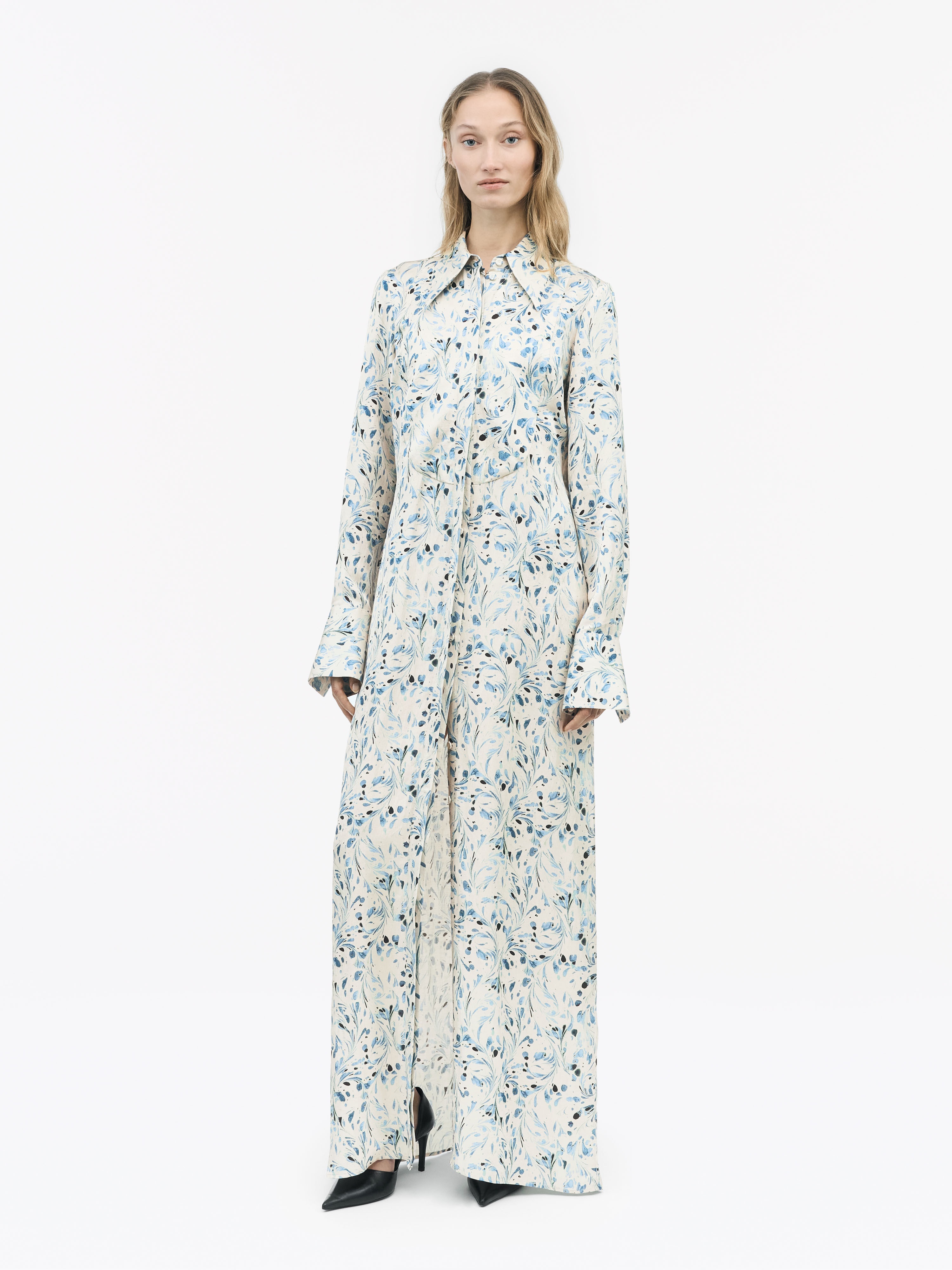 Leoner Printed Shirt Dress - 2