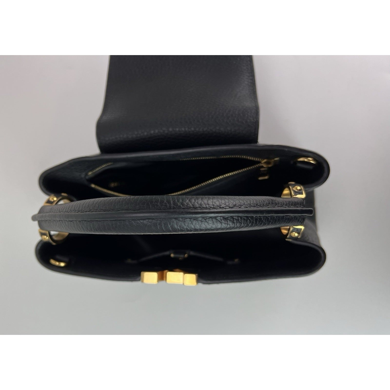 Louis Vuitton  Taurillon Capucines Trapped Leopard BB Black Shoulder Bag - 5