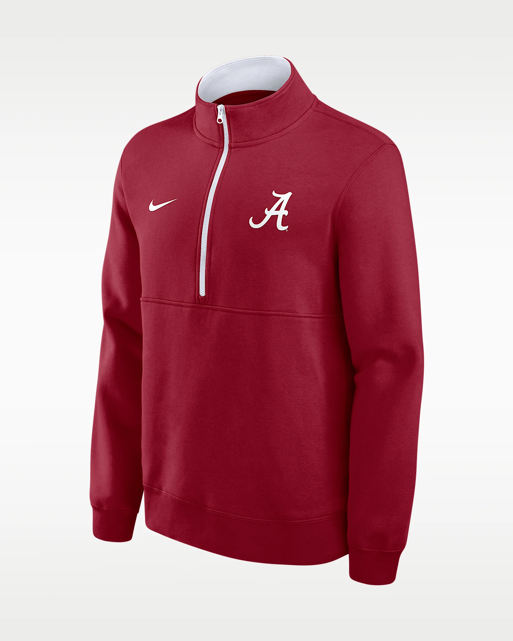 Alabama Primetime Primary Logo Men's Nike College 1/2-Zip Crew - 1