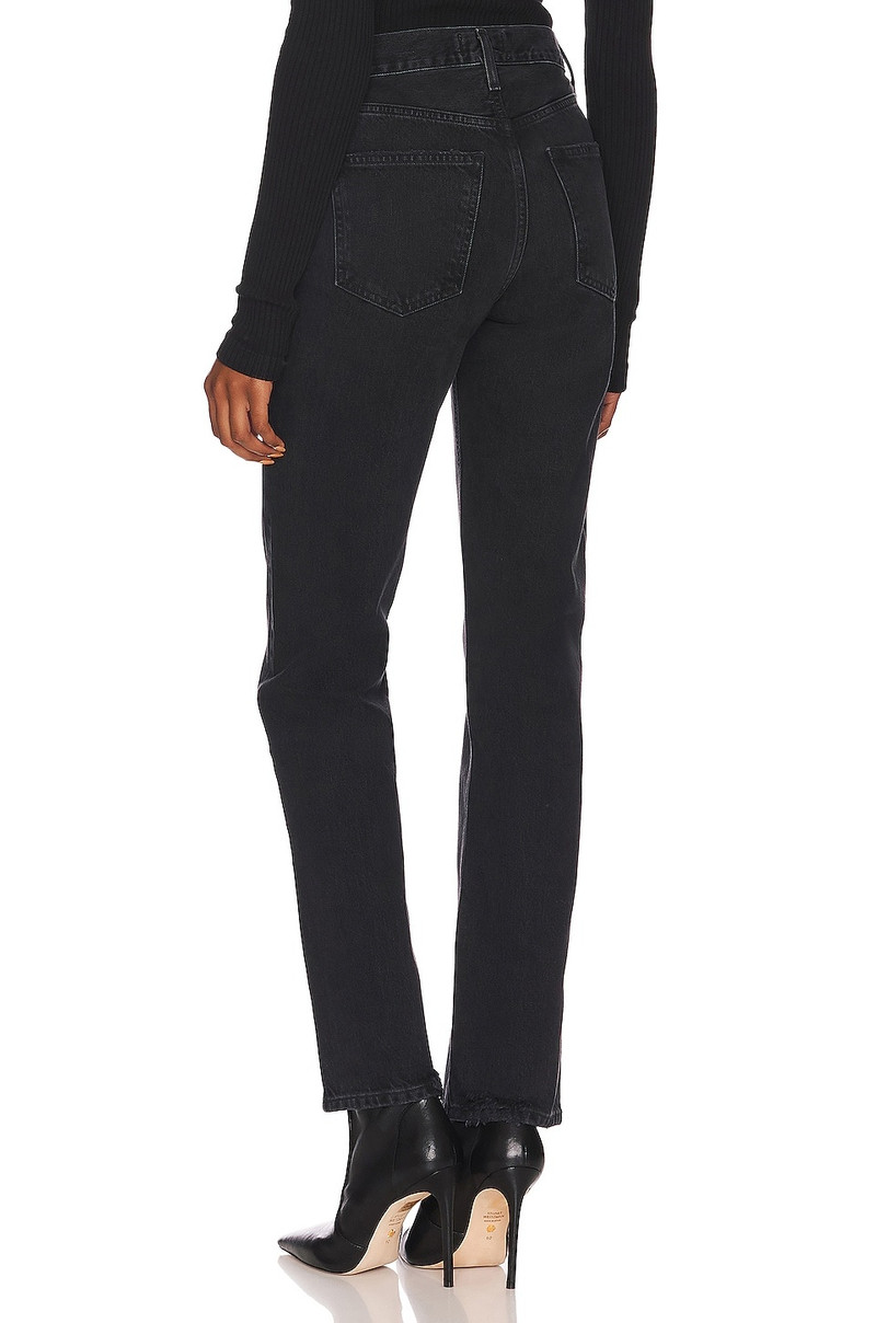 AGOLDE Lana Mid Rise Straight Jeans outlook