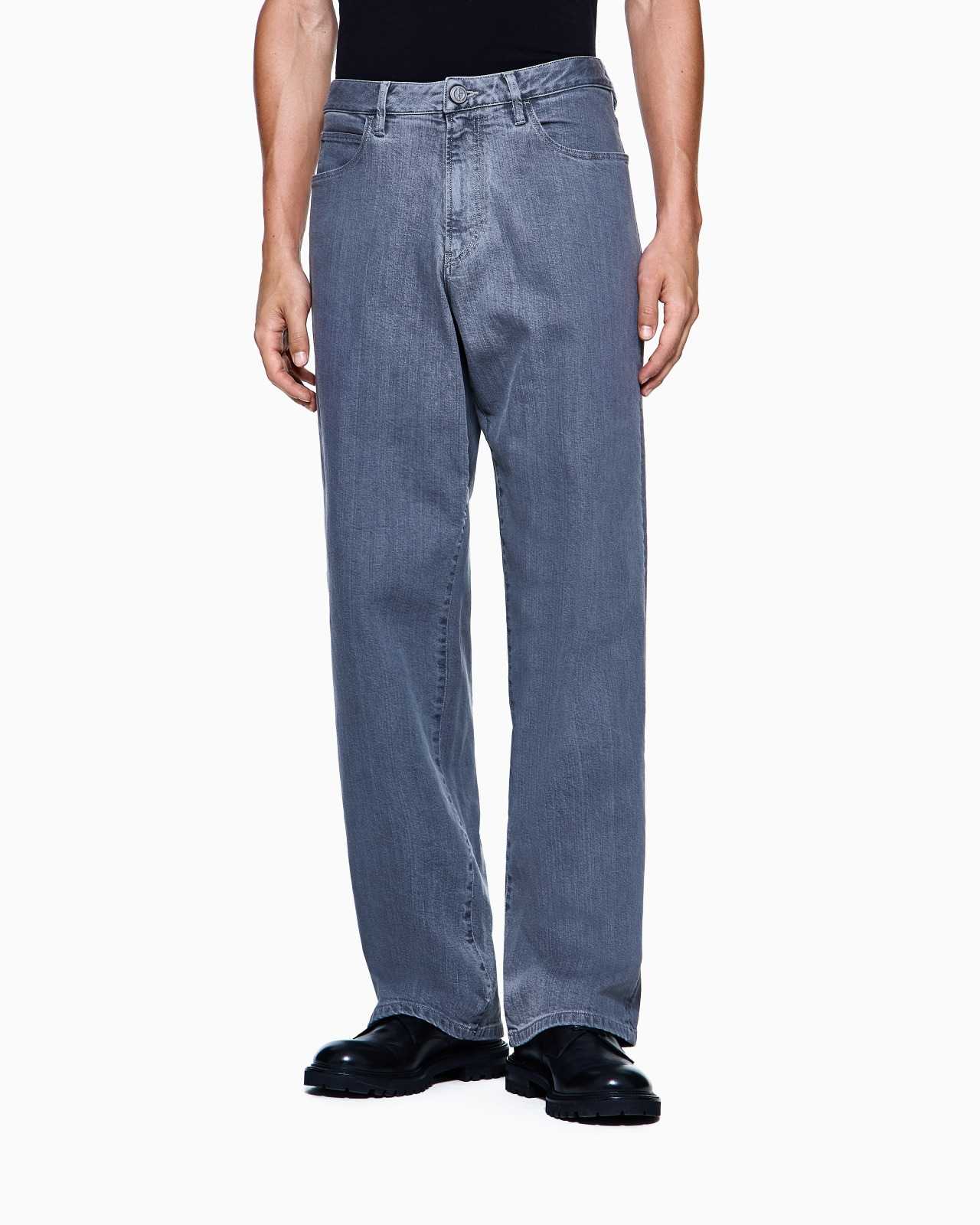 ASV COTTON AND MODAL FIVE-POCKET TROUSERS - 3