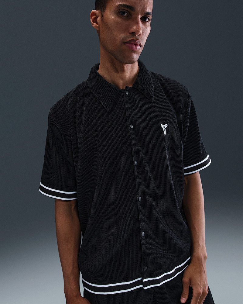 Kobe Men's Pleated Short-Sleeve Basketball Top - 1