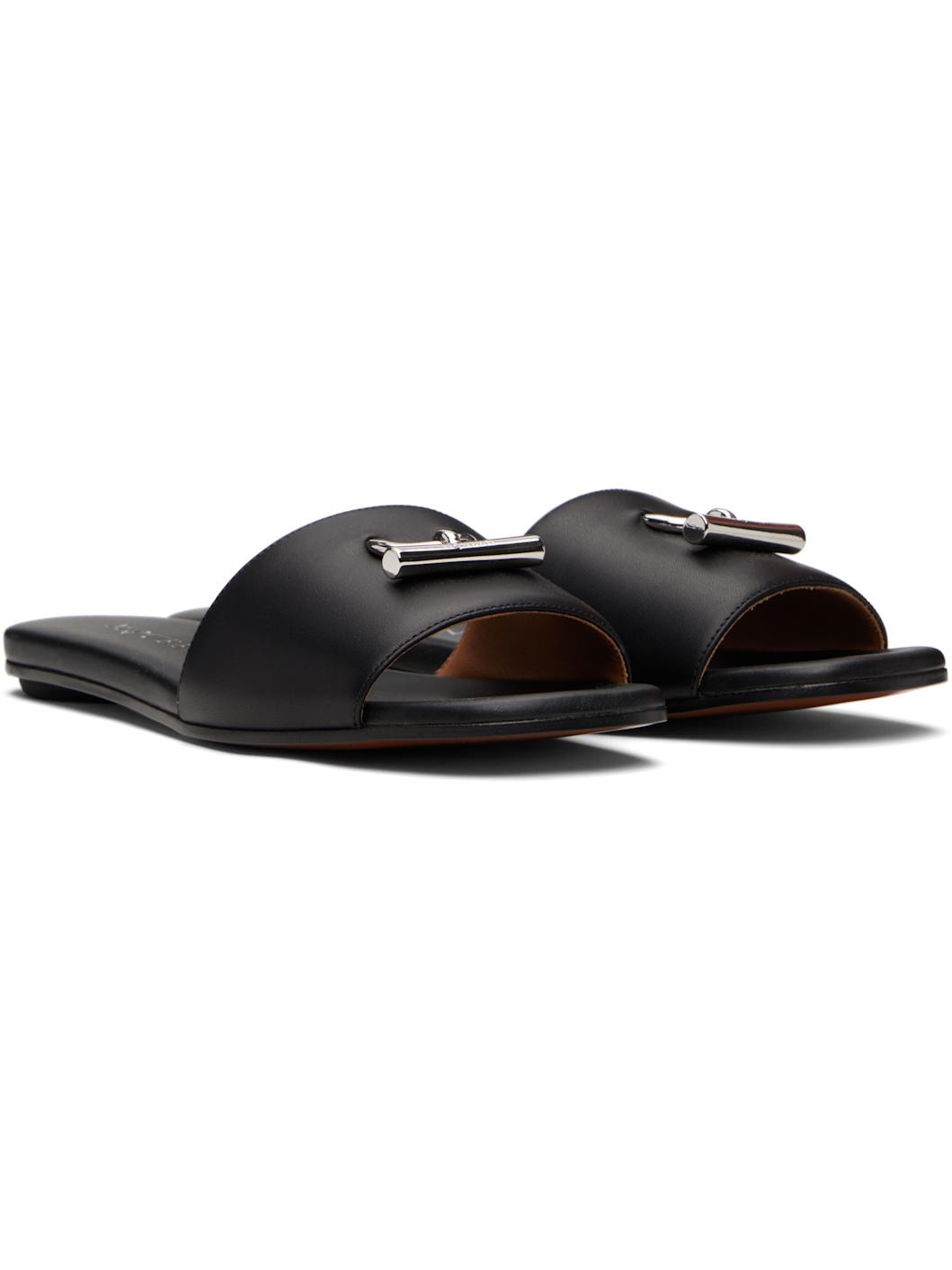 Black T-Bar Slides - 4