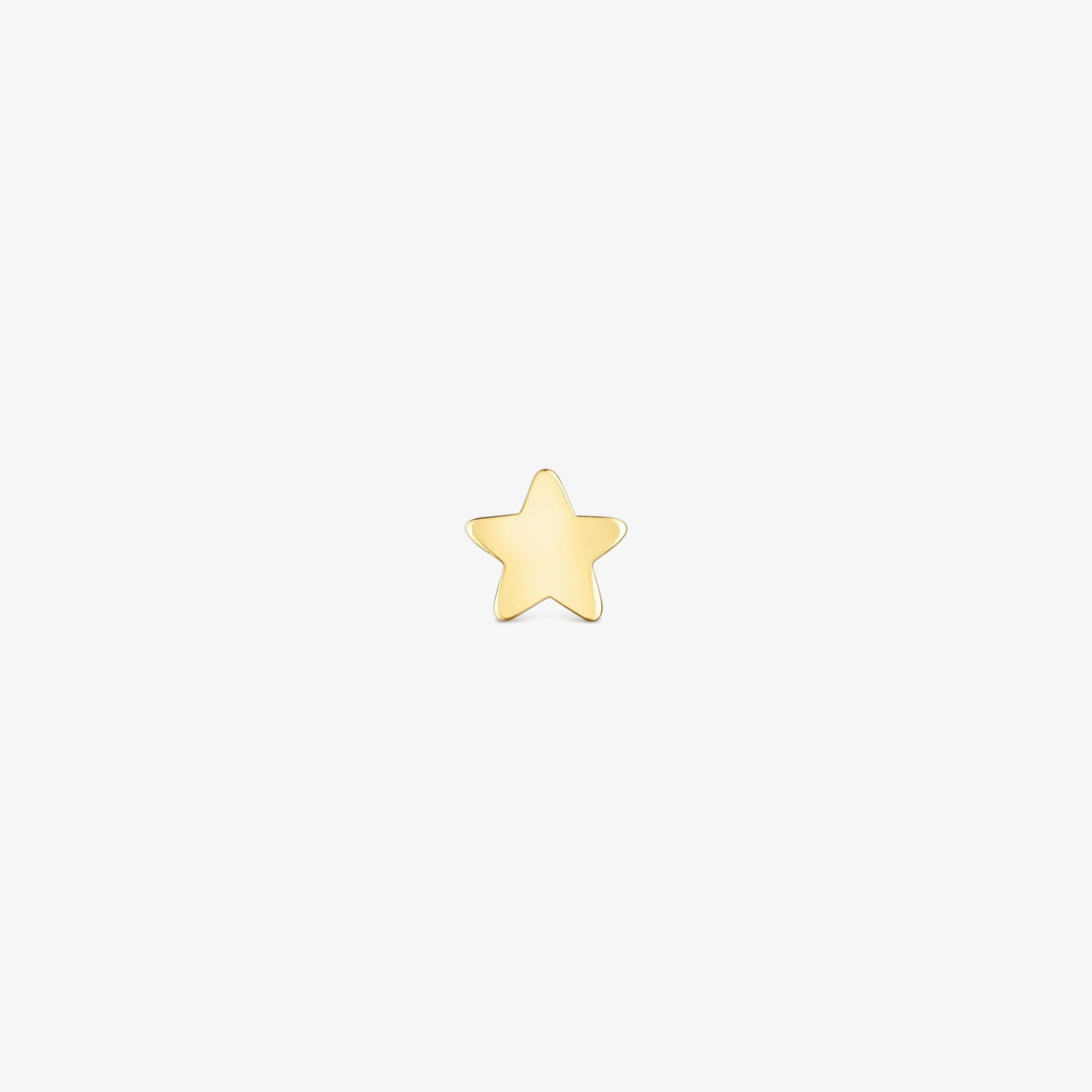18K solid gold TOUS Piercing Ear piercing with star - 1