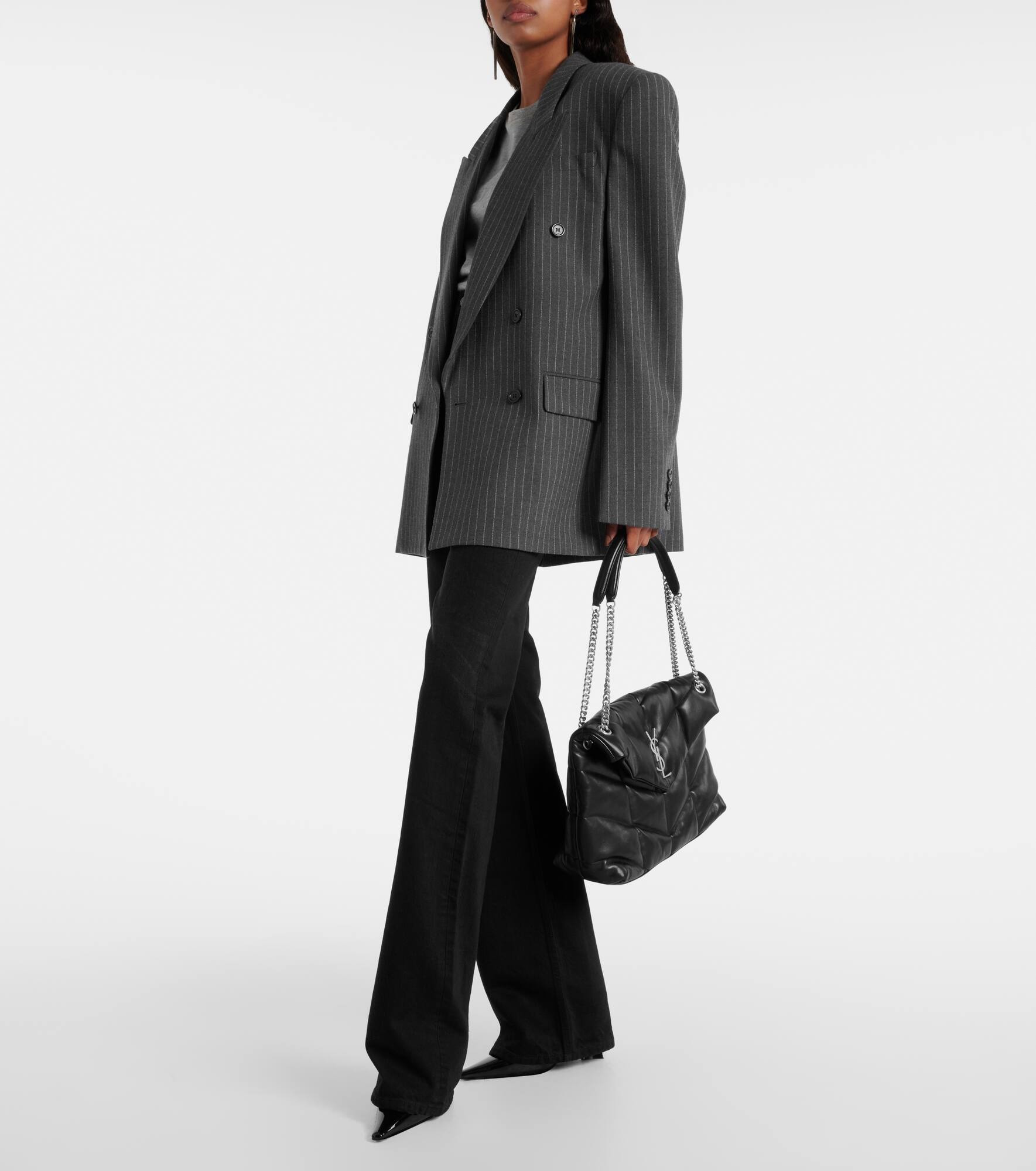 Puffer Medium leather shoulder bag - 6
