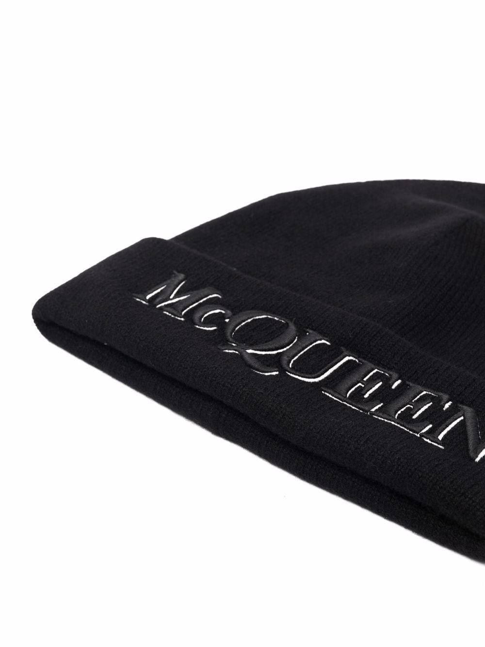 embroidered-logo beanie - 2