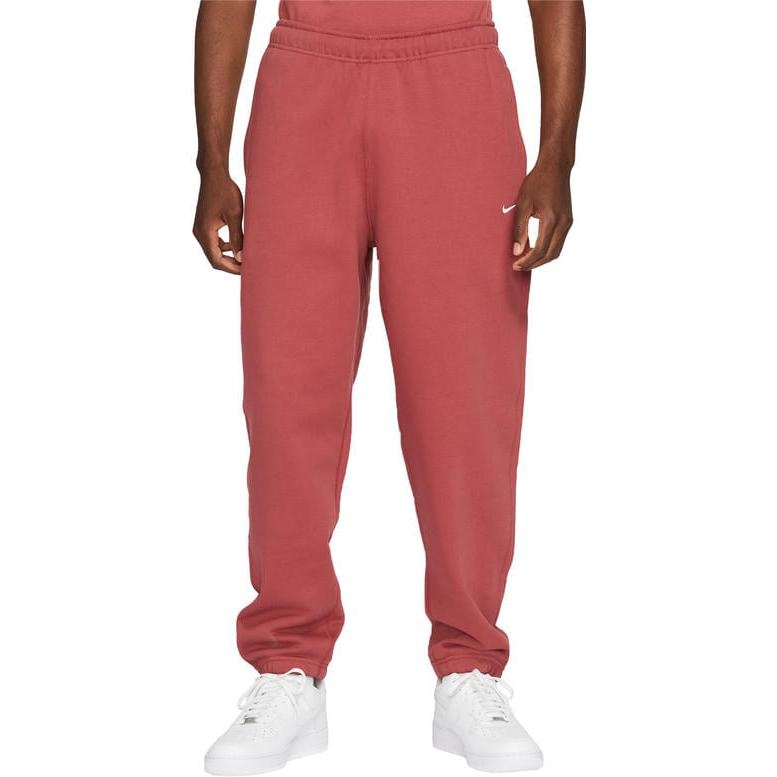 Men's Nike Solid Color Fleece Lined Bundle Feet Casual Sports Pants/Trousers/Joggers Red CW5460-661 - 3