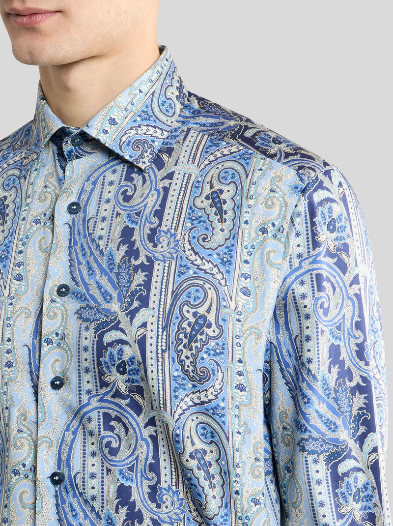 Etro PAISLEY COTTON SATIN SHIRT outlook