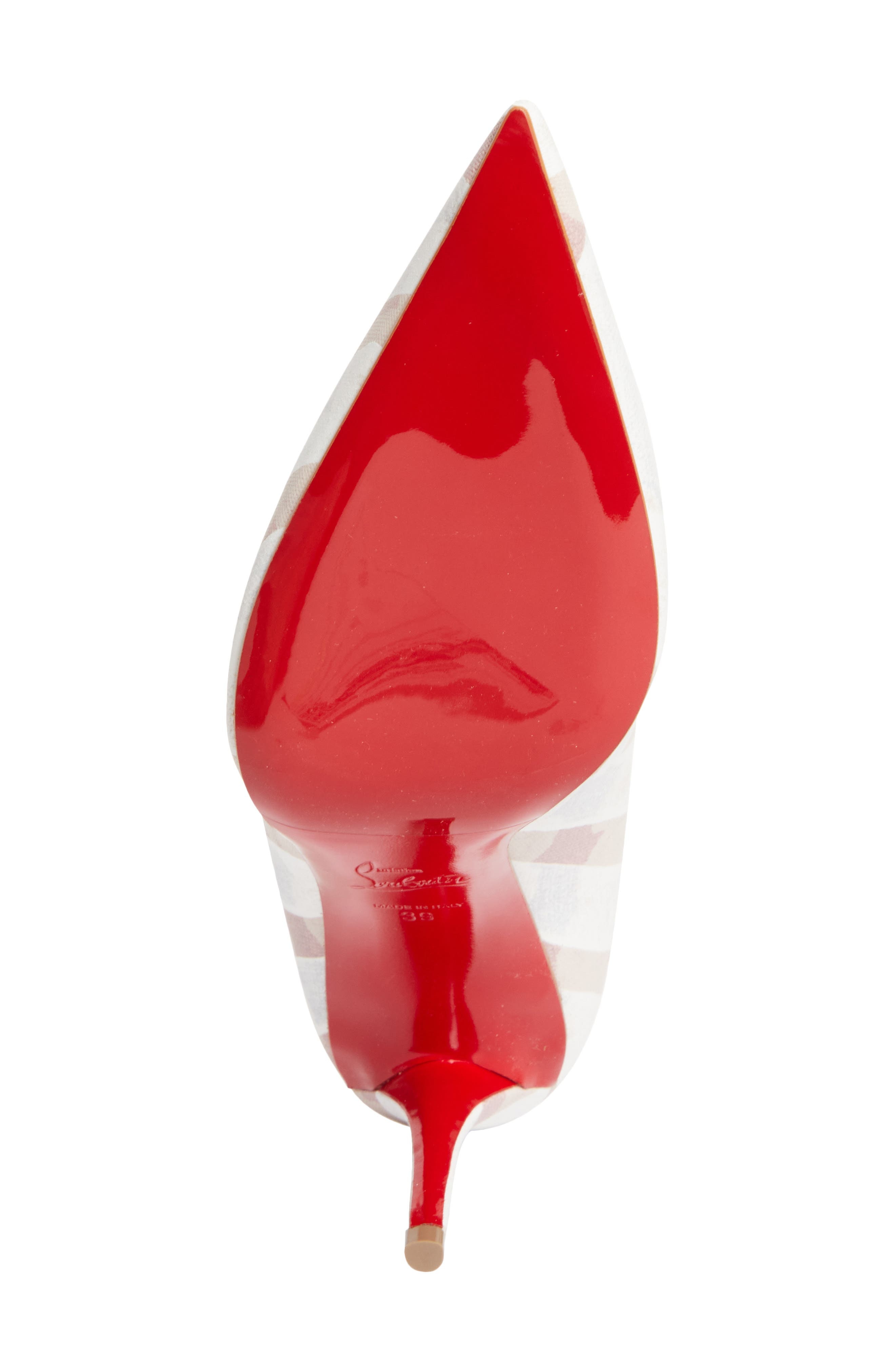 Christian Louboutin Miss Z Pointed Toe Pump in Multi Leche at Nordstrom - 6
