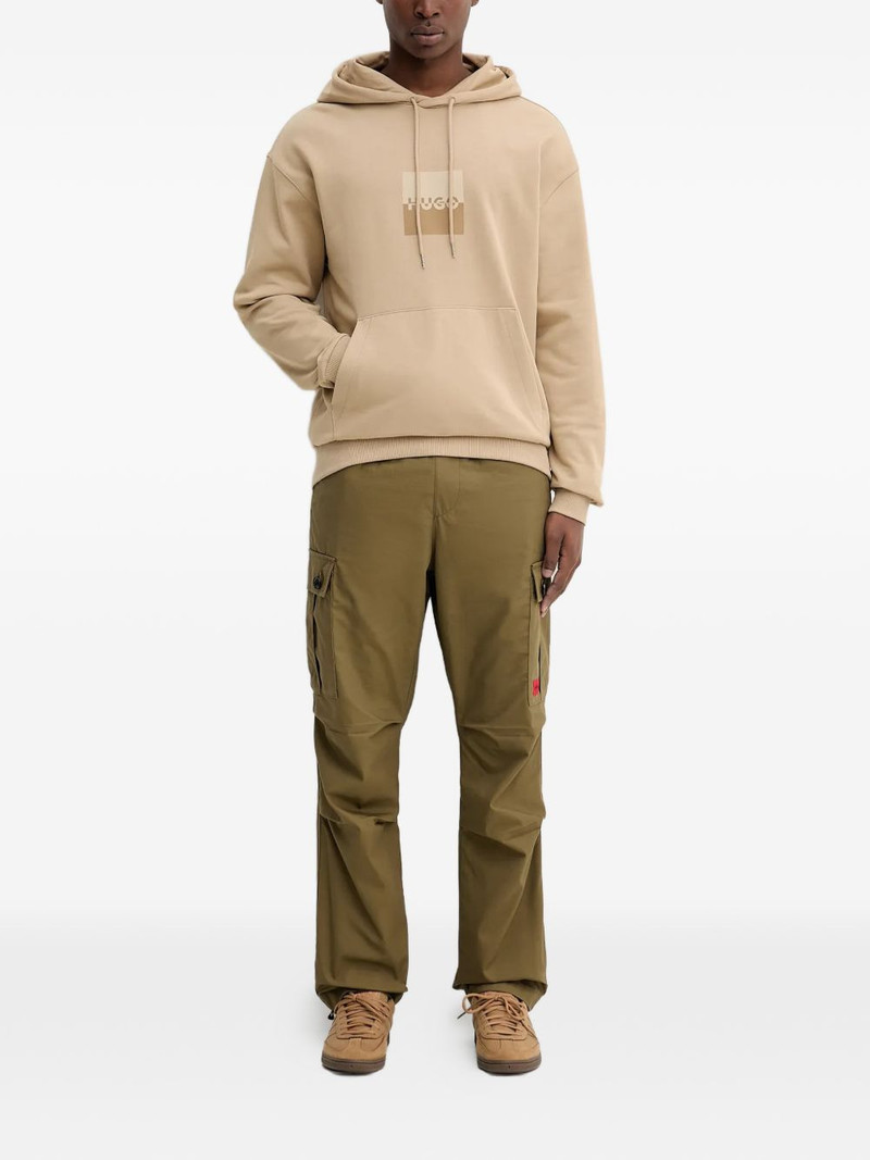 HUGO logo-print hoodie outlook