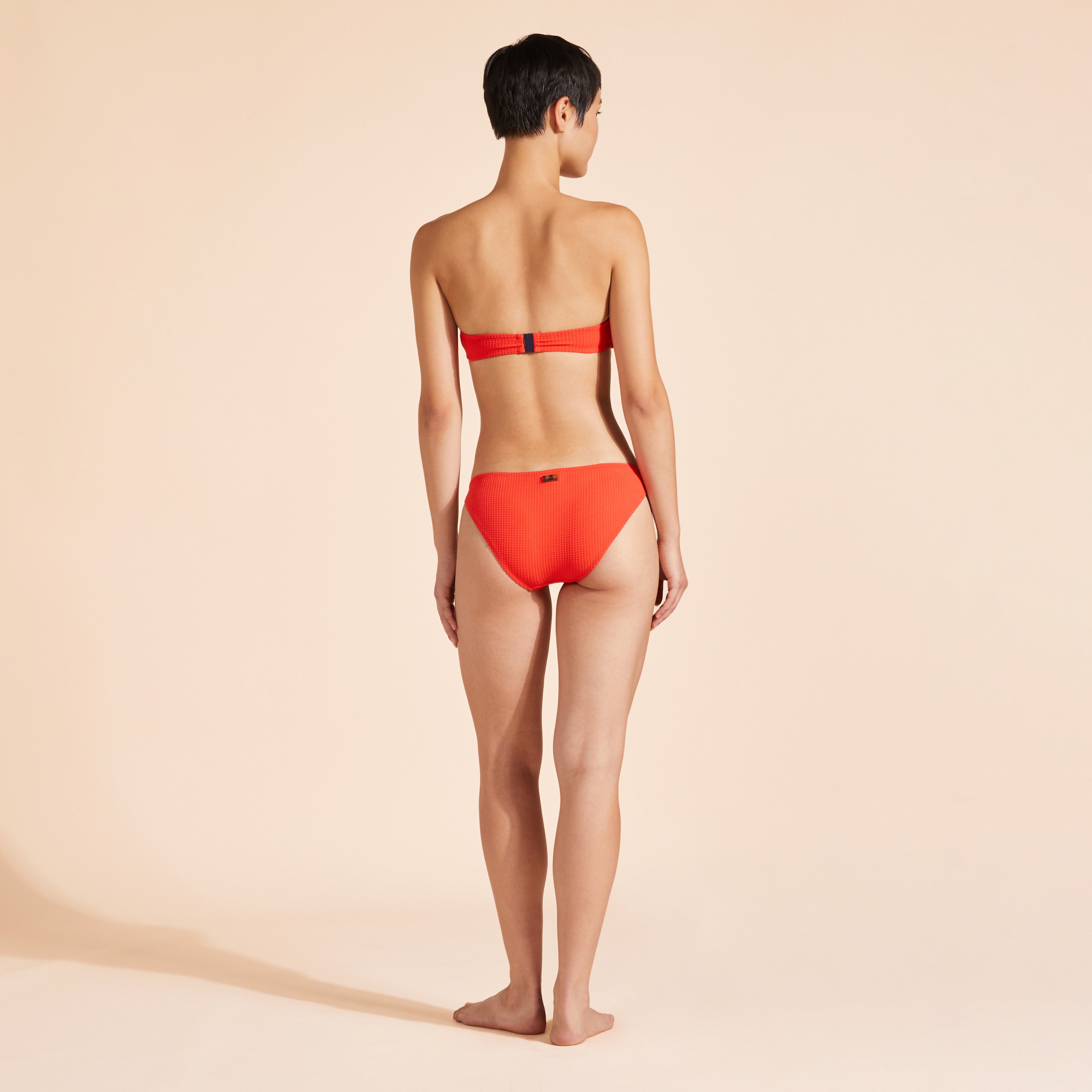 Women Bikini Bottom Jacquard Vichy - 3