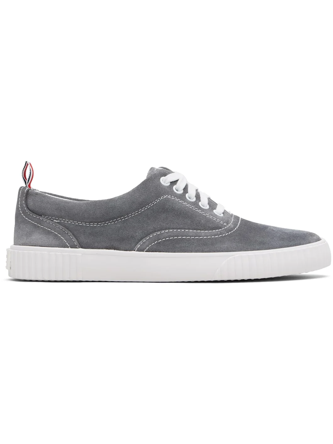 Gray Calf Suede Heritage Sneakers - 1