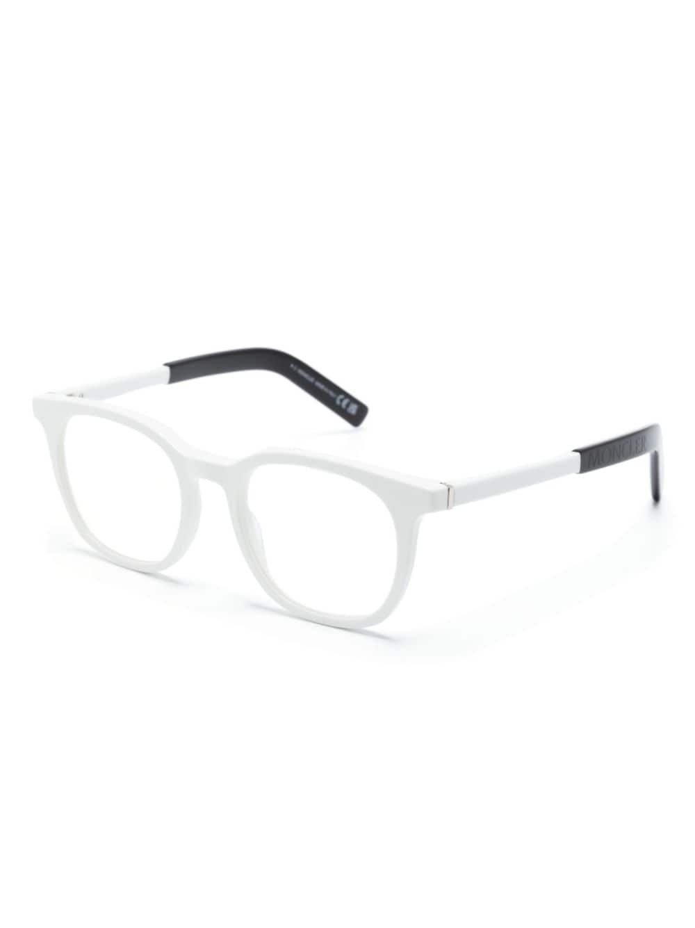 ML5207 two-tone square-frame glasses - 2