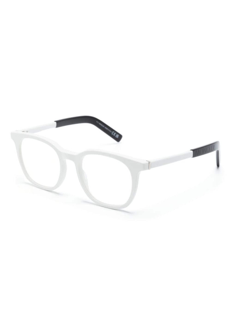 Moncler ML5207 two-tone square-frame glasses outlook