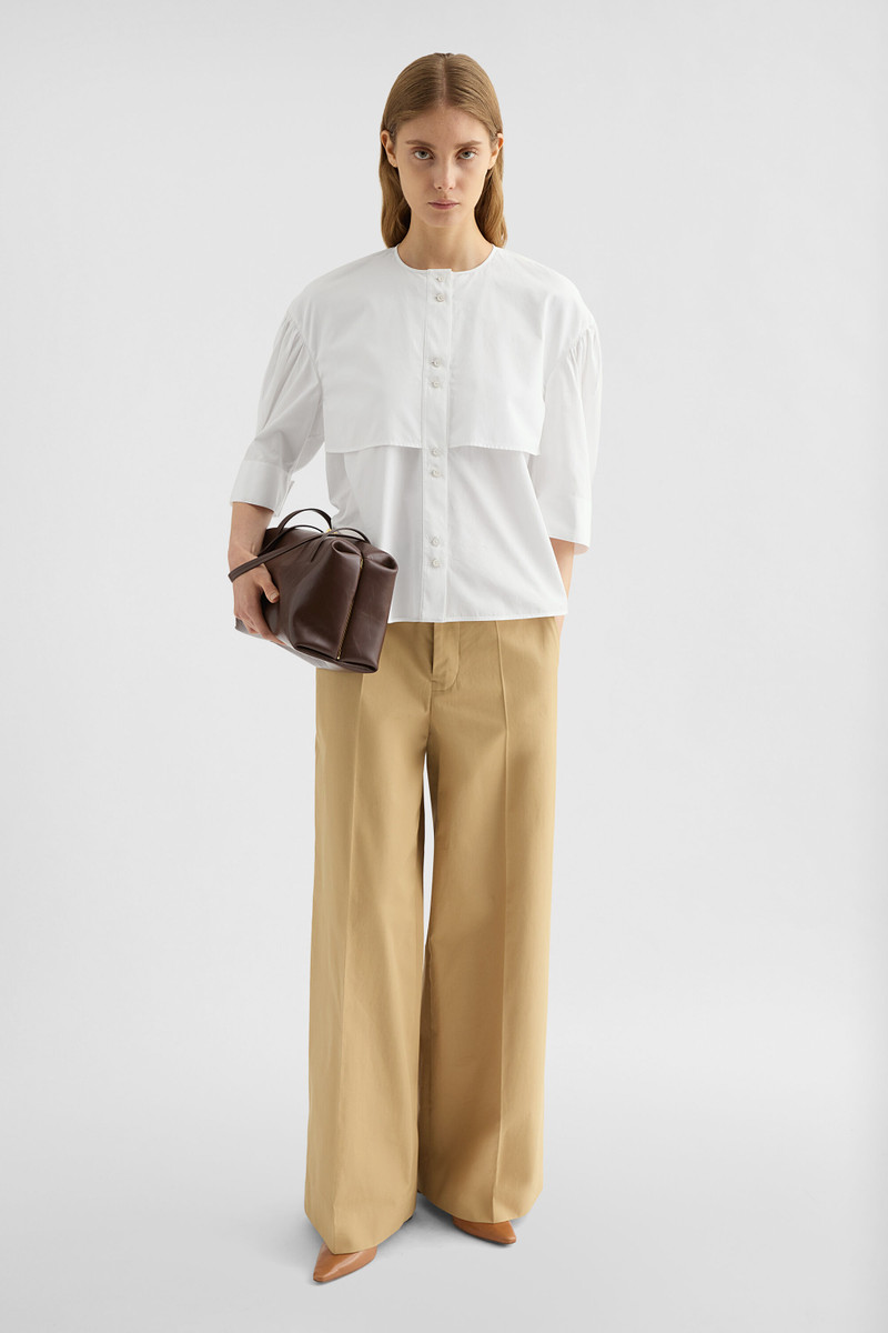 Jil Sander Lightweight Cotton Tailored Trousers outlook