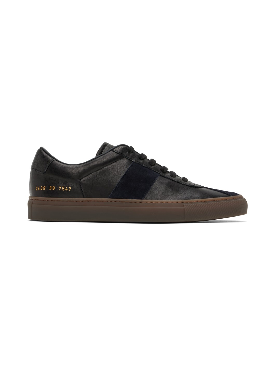 Black Tennis Trainer Sneakers - 1