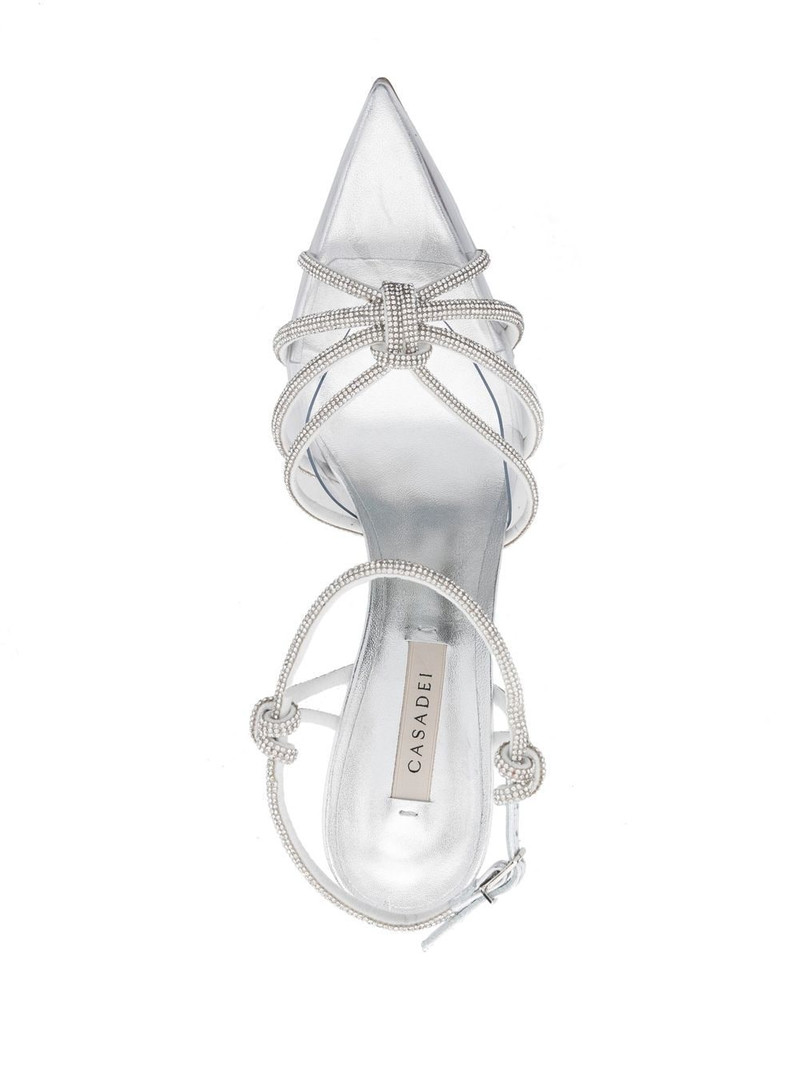 knot-detail 120mm sandals 4