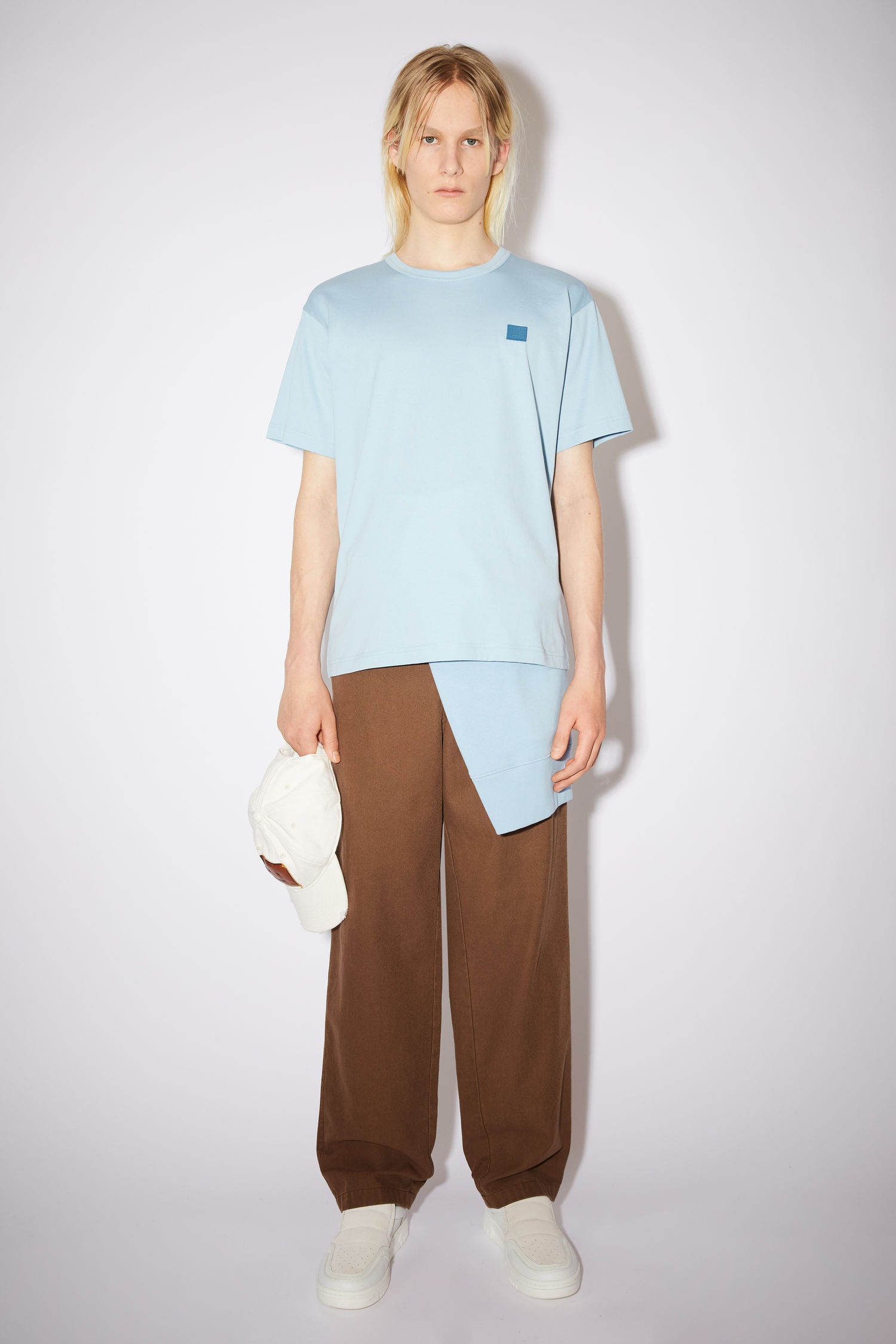 Crew neck t-shirt - Powder blue - 2