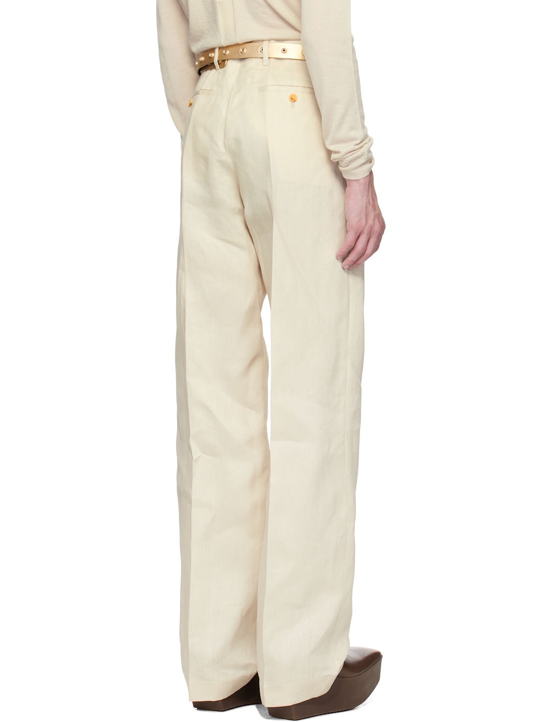 Off-White Hollywood Tailored Dietrich Trousers - 3