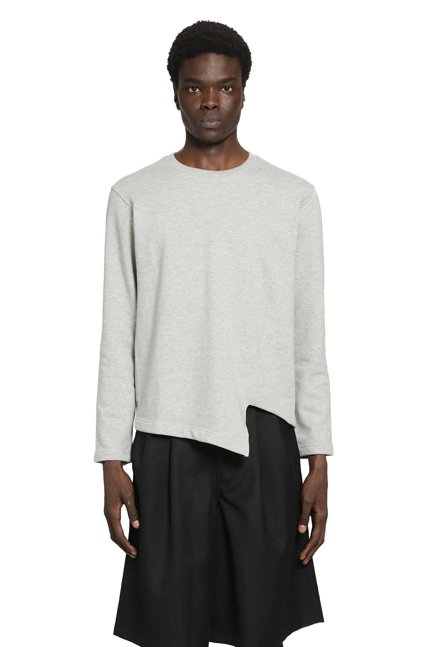 Cut-out Long Sleeve T-shirt In Cotton - 1