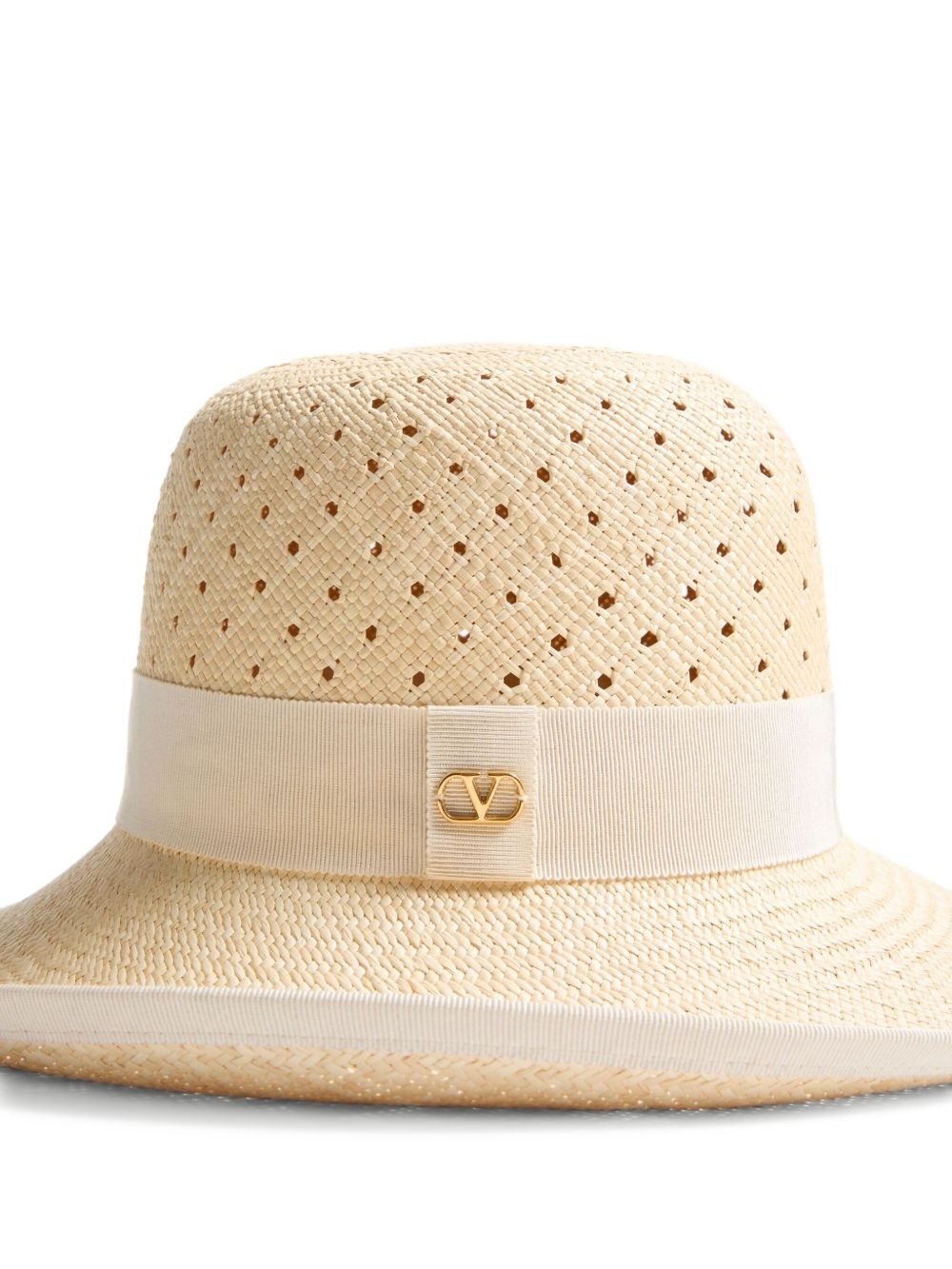 VLOGO SIGNATURE HAT IN PERFORATED PANAMA - 4