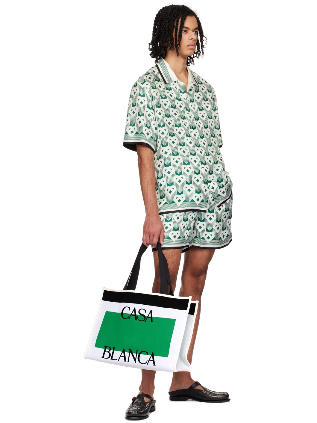 CASABLANCA Knit Shopper Bag | REVERSIBLE