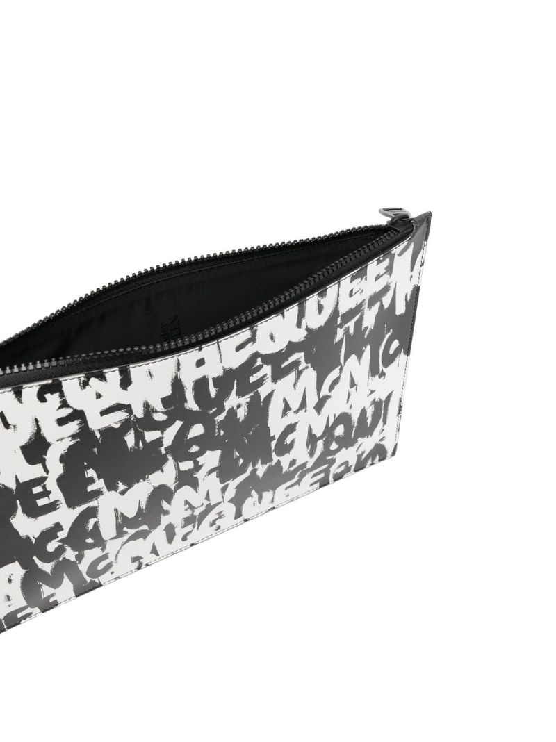 Graffiti all-over print clutch - 5