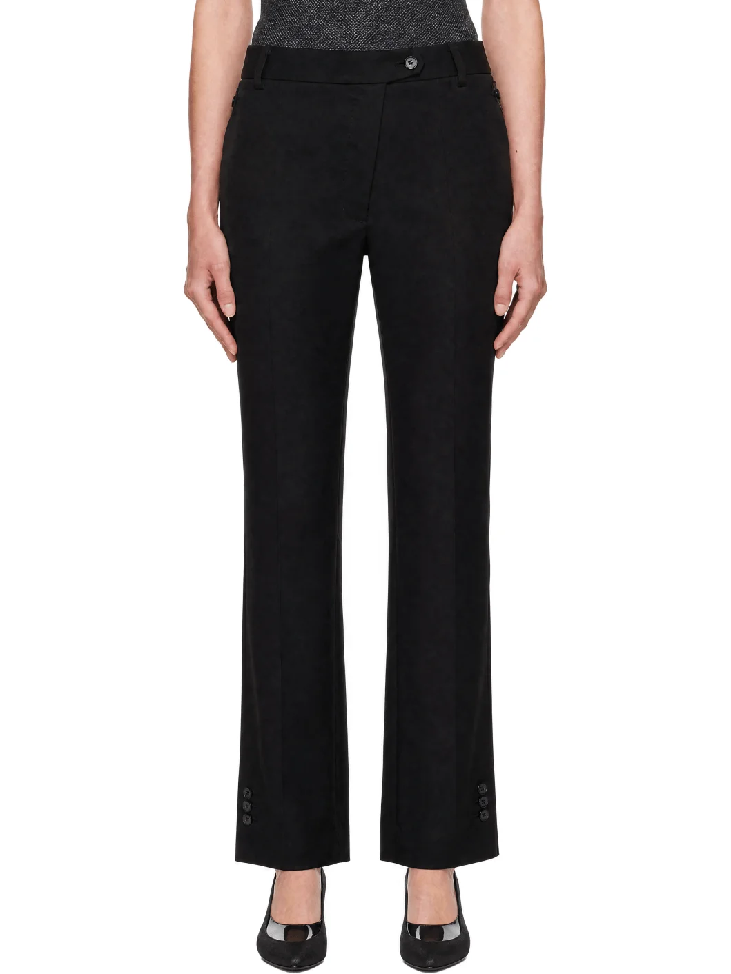 Black Egret Tailored Trousers - 1