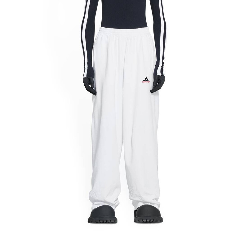 Men's Balenciaga / Adidas Baggy Sweatpants in White 5