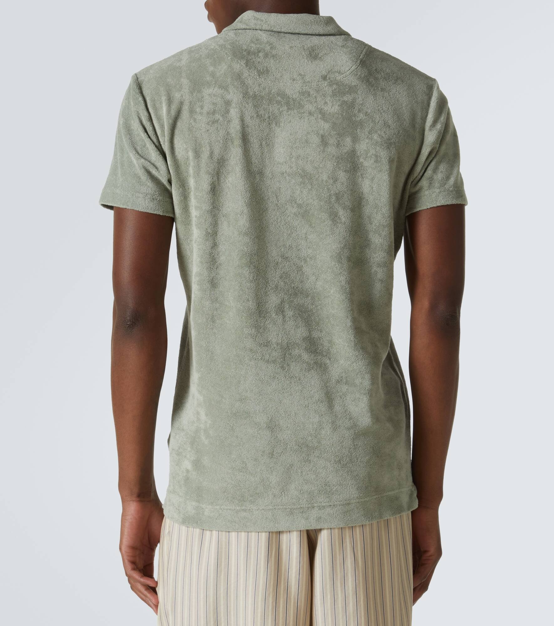 Terry cotton polo shirt - 4