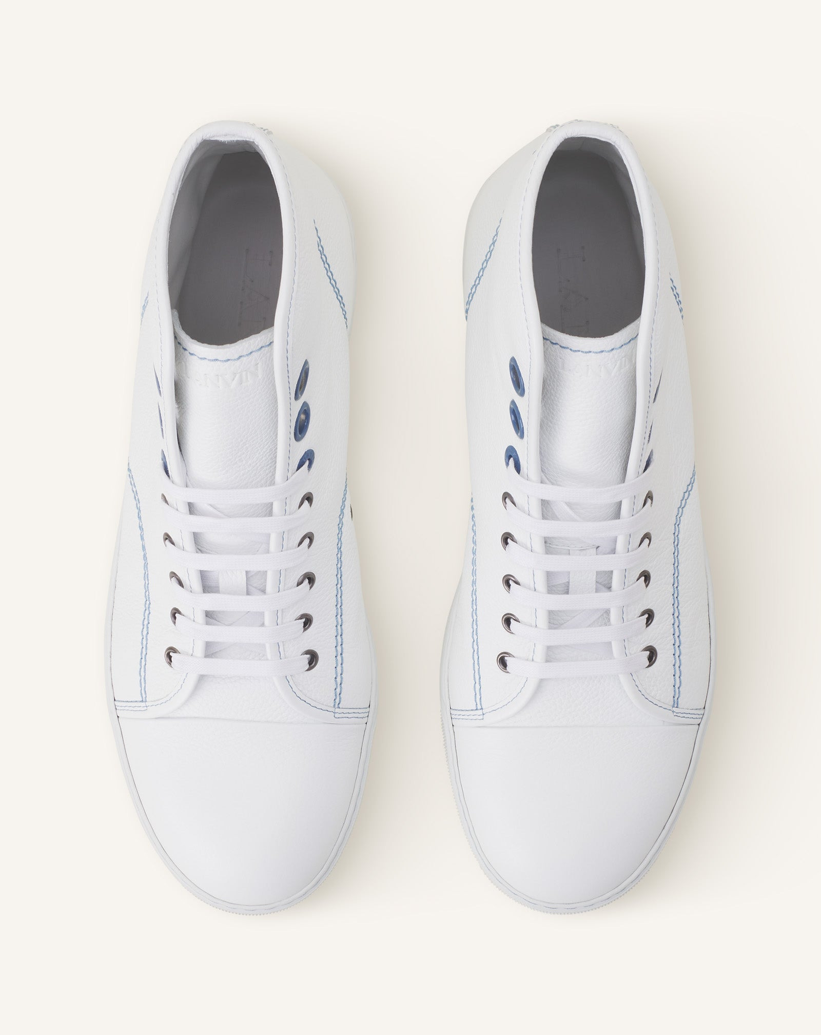 DBB1 HIGH-TOP LEATHER SNEAKERS - 4